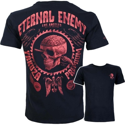 Yakuza Premium Selection pánské tričko YPS 4008 Eternal Enemy tmavě modré – Hledejceny.cz