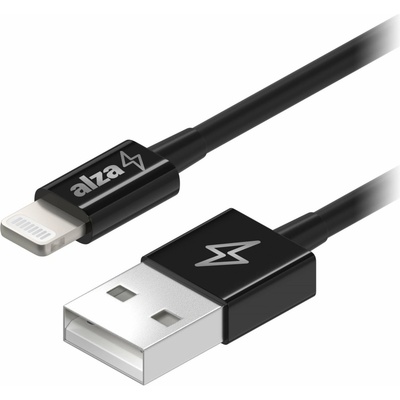 AlzaPower APW-CBMFI18910B Core USB-A to Lightning MFi, 0.5m, černý
