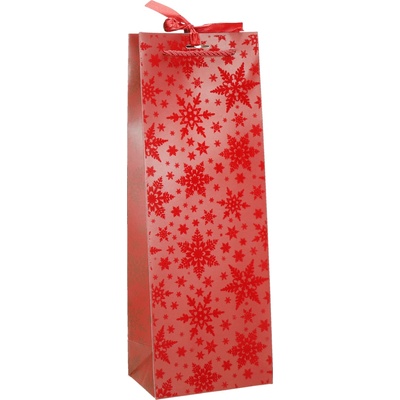 EUROCOM Под. торбичка XMAS Bottle Deluxe, 13x9x36 cm (32294-А)