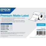 Epson C33S045724 Premium Matte, за ColorWorks, 102x152mm, 800 бр. , бели самозалепващи етикети (C33S045724)