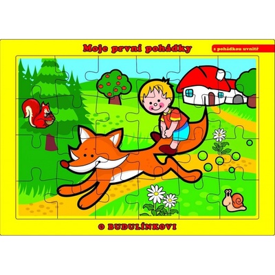 Teddies deskové O Budulínkovi 26 x 17 cm Moje první pohádky 24 dílků
