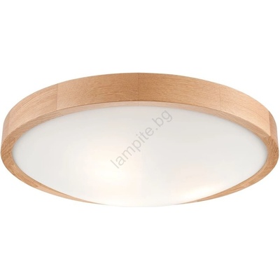 Brilagi - LED таванно осветително CARVALHO SLIM 3xE27/60W/230V дъб Ø47 см (BG0743)