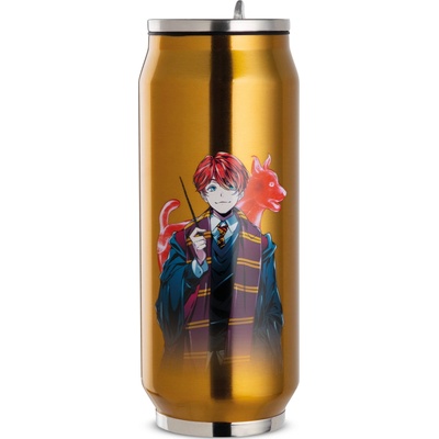 Egan Warner Bros Harry Potter termo plechovka 450 ml Ron Weasley žlutá