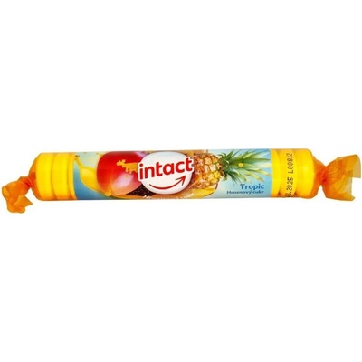 Intact hroznový cukor s vitamínom C s príchuťou tropic 40 g