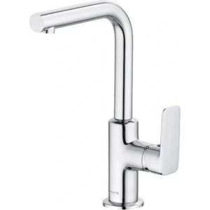 Kludi Смесител за мивка Kludi Pure&Style със страничен лост и изскачащ метален клапан (400250575)
