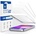 whitestone Стъклен Протектор за iPhone 14 Pro Max, Whitestone Dome EZ Glass 3бр, Прозрачен (8809365407194)