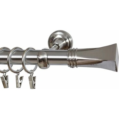 Inteza Genova exkluzívna garnižová súprava v dvoch Matný nickel, 160cm