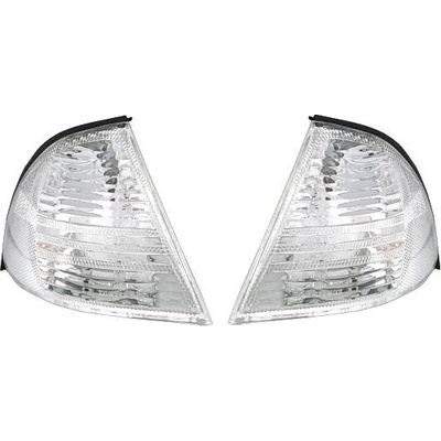 Кристални мигачи до фара bmw e46 комби (98-01) - хром (kgb04org)