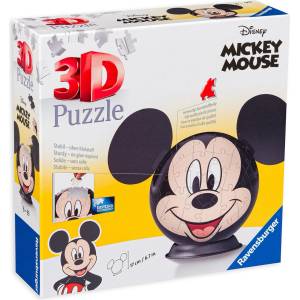 Ravensburger 3D пъзел Ravensburger от 72 части - Дисни, Мики Маус (11761) - baby