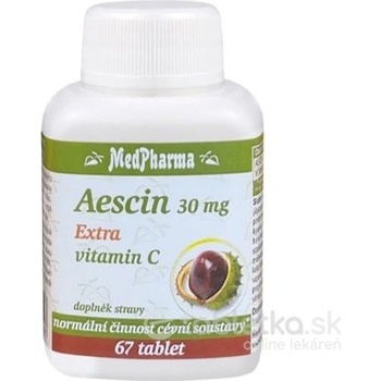 MedPharma Aescin 30 mg Extra Vitamín C tabliet 67 ks