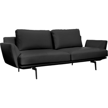 Carmen Кожен диван - тройка gram lux - черен (3551215)