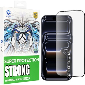 LITO Протектор за iPhone 17 Pro - Lito - D+ Max Strong - Черен