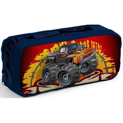 Yaygan Ученически несесер с два ципа - син