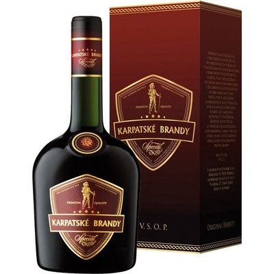 Karpatské Brandy Speciál 40% 0,7 l (kazeta)