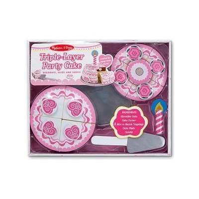 Melissa & Doug Детска дървена торта, 14069 Melissa and Doug, 000772140690