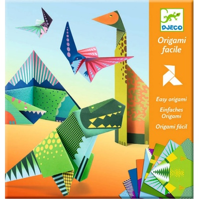 DJECO Комплект за оригами Djeco - Динозаври (DJ08758)