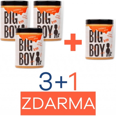 Big Boy arášídové máslo jemné 1 kg