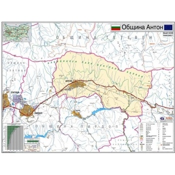 Mapmedia Карта на община Антон