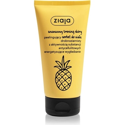 Ziaja Pineapple jemný telový sorbet s peelingovým efektom 160 ml