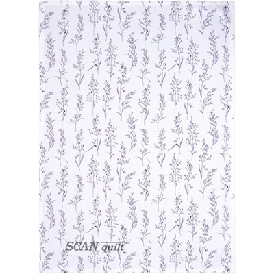 SCAN QUILT Kuchynské utierky Dekoro 8394 levanduľa Bavlna 50x70 cm