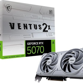 MSI GeForce RTX 5070 12G VENTUS 2X OC WHITE