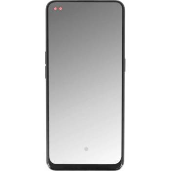 Oppo Стъкло и LCD екран за Oppo Reno4 5G, оригинален, черна (18557)