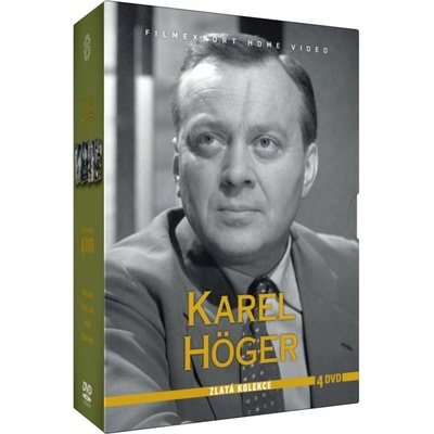 Filmexport HV s. r. o Karel Höger - Zlatá kolekce - 4DVD (021854)