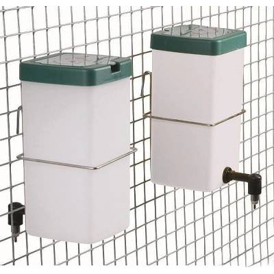 Gaun 24320 Napaječka plastová bílo-zelená se sosáčkem niplem 9,1 x 8,3 x 18 cm 1 l