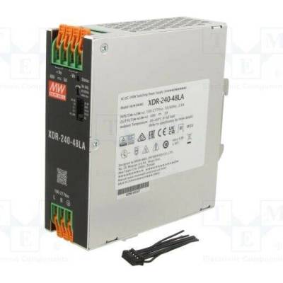 MEAN WELL XDR-240-48LA Napájecí zdroj: spínaný; na lištu DIN; 240W; 48VDC; 0÷5A; OUT: 1