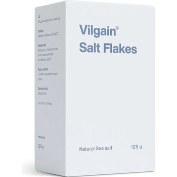 Vilgain Vločková sůl mořská sůl vločky 125 g