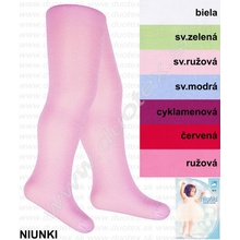 Wola Bavlnené pančušky Niunki sv.ružová