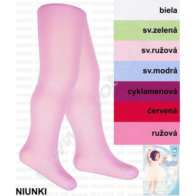 Wola Bavlnené pančušky Niunki sv.ružová