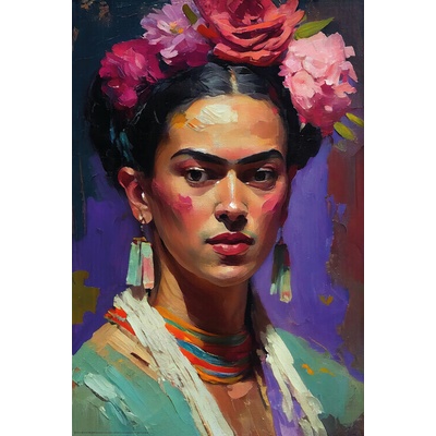 Plagát, Obraz - Portrait of Frida, 61 × 91.5 cm