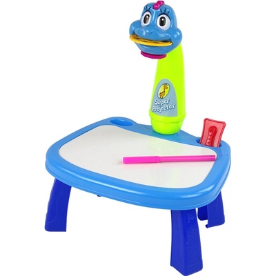 Lean Toys Projektor na kreslenie Dinosaurus modrá