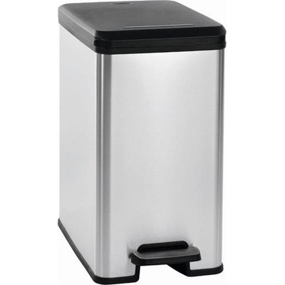 Curver Slim Bin 25 strieborný