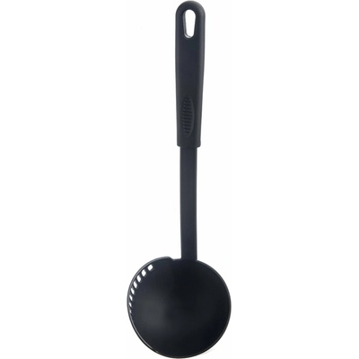 Orion Naběračka s cedníkem BLACKLINE 30,5 cm, pr. 9 cm