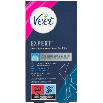 Veet Веет Експертни ленти със студена смола за чувствителна кожа 20бр (5997321774732)