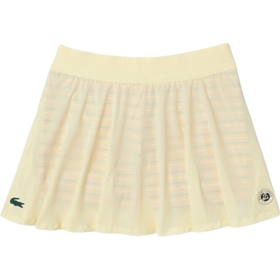 Lacoste Дамска пола Lacoste Roland Garros Edition Sport Skirt with Built-in Shorts - Жълт