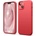 elago Soft Silicone Case - силиконов (TPU) калъф за iPhone 13 (червен)