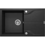Deante Гранитна мивка Deante Andante Flush 49x78 см графит (ZQN_G11F) Мивка за вграждане