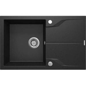 Deante Гранитна мивка Deante Andante Flush 49x78 см графит (ZQN_G11F) Мивка за вграждане