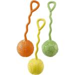 Ferplast Dog Toy - Кучешка гумена играчка - топка с дръжка, Ø 6, 5 x 22 см