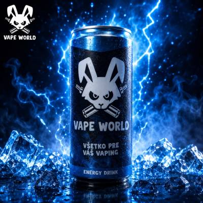 Vape Wolrd Energetický nápoj 250 ml