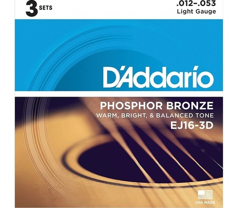 D'Addario EJ16-3D