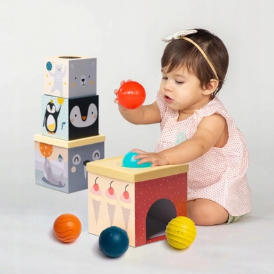 Taf Toys sada kociek a loptičiek Severný pól TAF12735