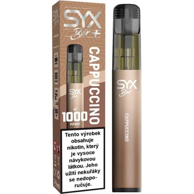 Syx Bar Cappuccino 16,5 mg 1000 potáhnutí – Zboží Mobilmania
