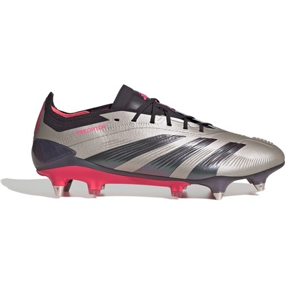 Adidas Футболни бутонки Adidas Predator 24 Elite Soft Ground Football Boots - Silver/Black