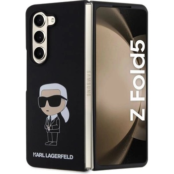 Karl Lagerfeld Liquid Silicone Ikonik NFT Samsung Galaxy Z Fold 5 černé