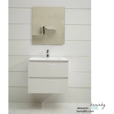 Inter Ceramic Долен конзолен pvc шкаф за баня icp 6556 w