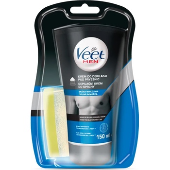 Image 1 of Veet Men Silk & Fresh Shower Cream for Sensitive Skin 150ml